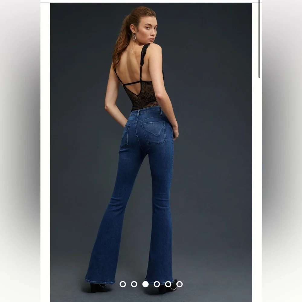 NWOT HUDSON Holly High-Rise Flare Jeans 24 - Picture 1 of 3